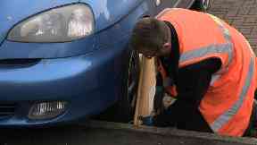 Clamps: Around 2400 vehicles clamped in Edinburgh last year.