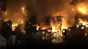 Barclay Friends Senior Living Community was quickly engulfed by flames.