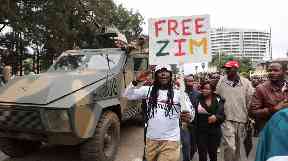 Thousands of people have rallied against Robert Mugabe.