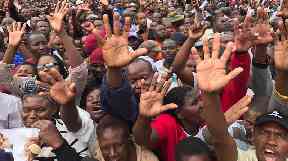 People sense the end is near for Robert Mugabe.