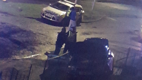 BMW: 'Car was embedded into my neighbour's garden gate.'