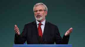The 69-year-old told the annual Sinn Fein Ard Fheis it would be his last as leader