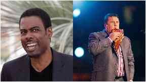 Stand-up stars: Chris Rock, left, and Peter Kay.