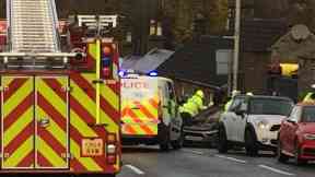 Forfar: Road has been closed.