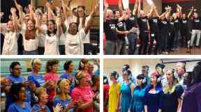 Choirs with Purpose is made up of 10 choirs across the UK.
