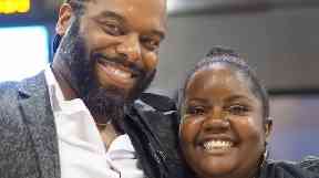 The couple first met at the station 18 months ago.