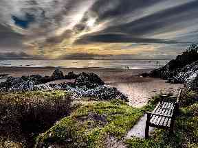 A seat for contemplation in Dumfries and Galloway.
