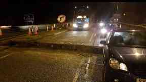 Crash: Works were being carried out on AWPR.
