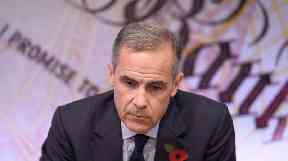 The governor of the Bank of England Mark Carney.