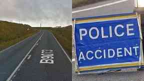 Shetland: Road closed for more than six hours.