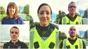 Clockwise from top left: Kirsteen McArthur, Carolyn Wright, Andy Sawers, David Ritchie and Calum McDougall.