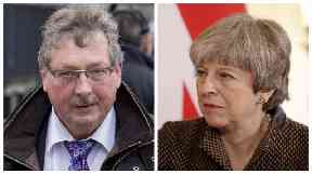 DUP MP Sammy Wilson has warned Prime Minister Theresa May.