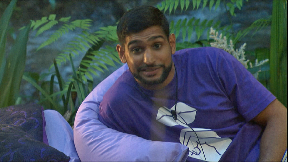 Amir Khan seemed to enjoy slagging off his campmates.