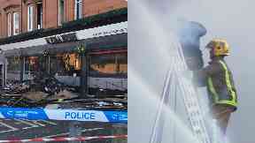 Kebabish: Restaurant gutted by fire.
