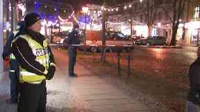 A controlled explosion was carried out on the suspicious package.