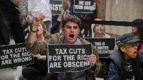 Protests against the bill were held on Capital Hill earlier in the week.