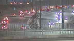 M8: Road was closed for several hours.