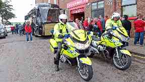 Police: More officers called to match.