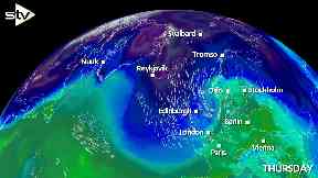 Snow: Frequent showers for parts of Scotland.