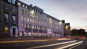Artist's impression: The hi-tech hotel will feature 'technowalls' and adjustable mood lighting.