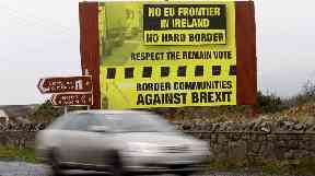 The Irish border issue has become a sticking point in Brexit talks.