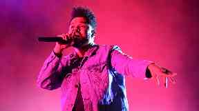 The Weeknd was the third most popular artist on Spotify.