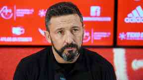 Decision: Derek McInnes opted to stay with Aberdeen.