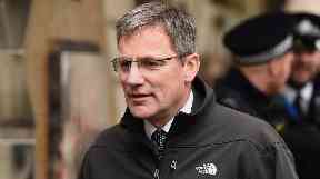 Marcus Beale arrives at Westminster Magistrates' Court.