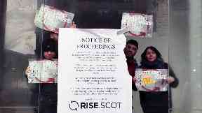 Rise: Group says homeless in Scotland could be housed.
