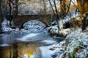 An ice cold day - perfect for winter photography.