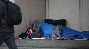 Sleeping rough: Plan has the support of third sector (file pic).