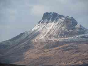 Stac Polaidh in winter.
