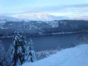 Looking across Loch Ness from Camus viewpoint.