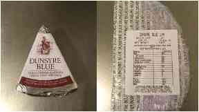 Health: All batches of Dunsyre Blue have now been recalled.