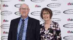 Leon Bernicoff and wife June in 2016.