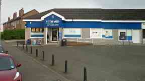 Scotmid: Car was parked outside.