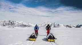 The father and son team attempting to make history in Antarctica