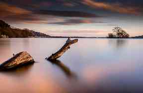 Still waters at Loch Leven.