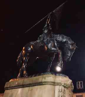 The Hawick High Street horse.