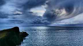 Moody skies: Neist Point on the Isle of Skye.