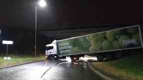 Crash: Road was closed.
