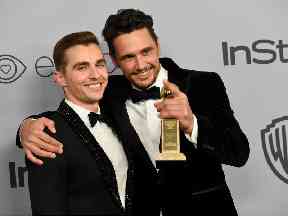 Brothers Dave and James Franco, stars of The Disaster Artist