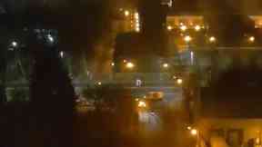 Attack: Forensic officers called.