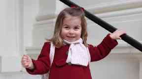 Princess Charlotte began nursery on Monday.