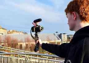 Callum enjoys vlogging about his home city of Dundee.