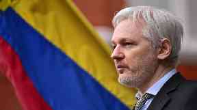 The WikiLeaks founder has been living in the London embassy of the south American country for five-and-a-half years.