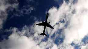 Abandoned: Flight returned to Shetland.