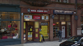 West George Street: Address one of hundreds around Scotland affected.