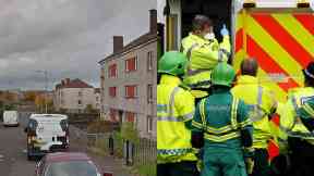 Broomhouse Avenue: Women were inspecting car.