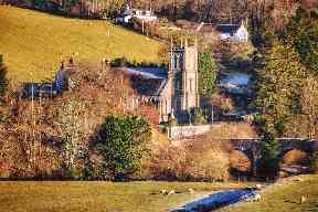 Country sunsine in Bentpath, Dumfriesshire.